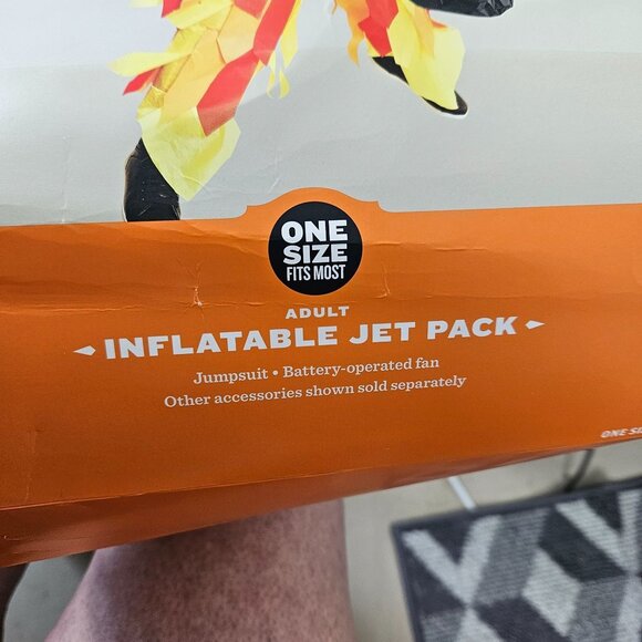 Adult Inflatable Jet Pack Costume Hyde & Eek! Boutique One Size Fits Most - Picture 6 of 6